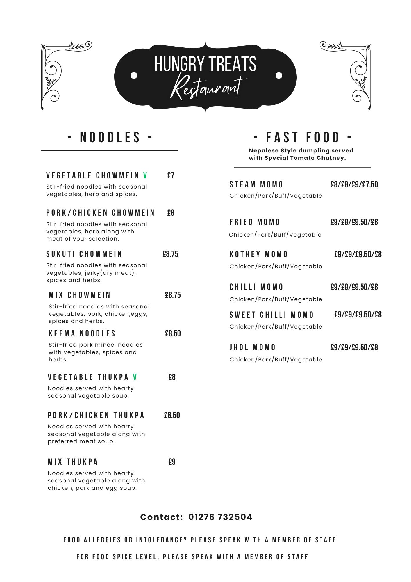 Menu Page 3